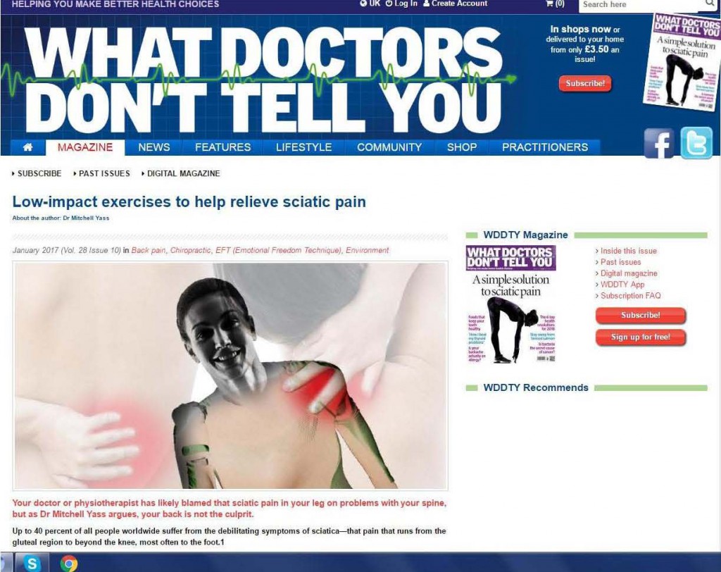 WHAT DOCTORS DON'T TELL YOU- JANUARY 2018 DIGITAL MAGAZINE COVER